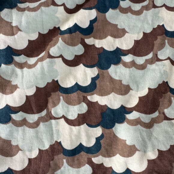 Kate Quinn Knit Dress | Long Sleeve, Cloud Print | Teal & Brown | 3T | NWT - Picture 5 of 5